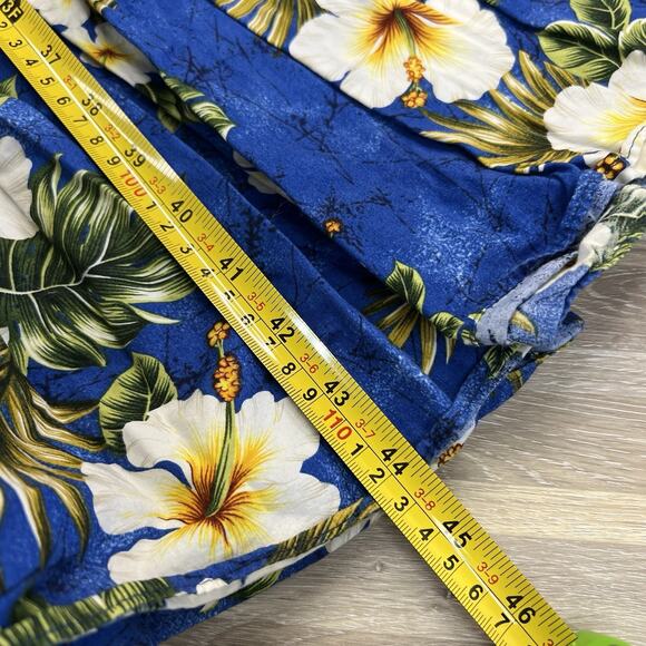 VTG Ky's Hawaiian Dress Made In Hawaii Ruffle Size L - JN309 - Picture 5 of 5
